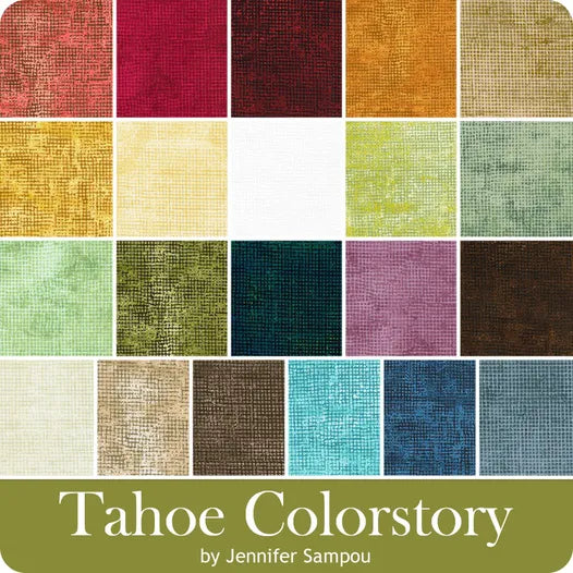 Fat Quarter Bundle - Chalk and Charcoal by Jennifer Sampou for Robert Kaufman - Tahoe Colorstory
