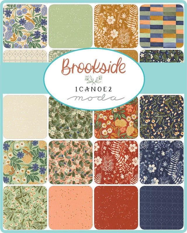 Brookside 5" Charm Pack - by 1 Canoe 2 for Moda