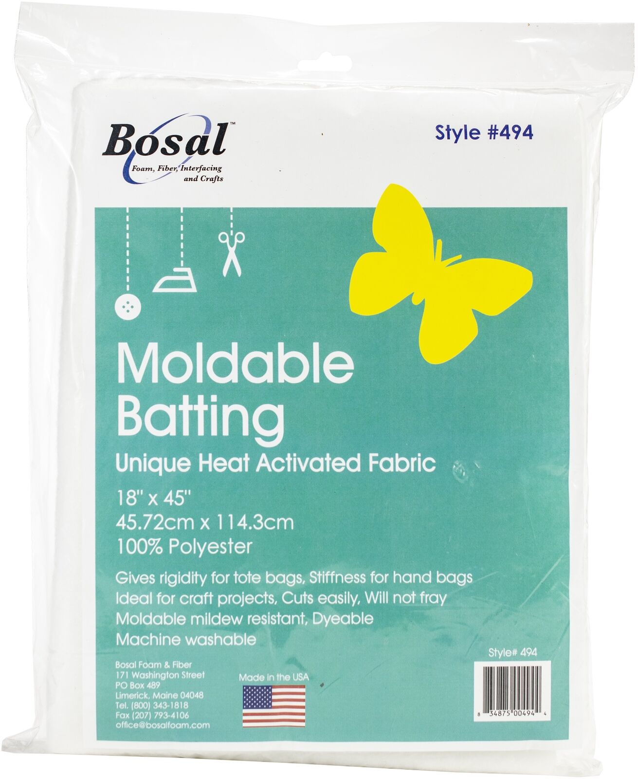 Moldable Batting by Bosal - Unique Heat Activated