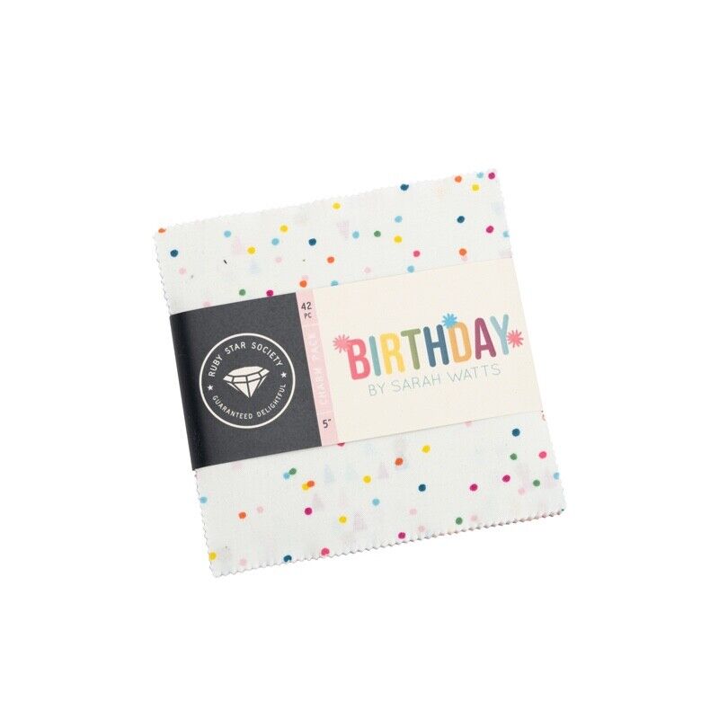 Birthday 5" Charm Pack - by Sarah Watts for Moda