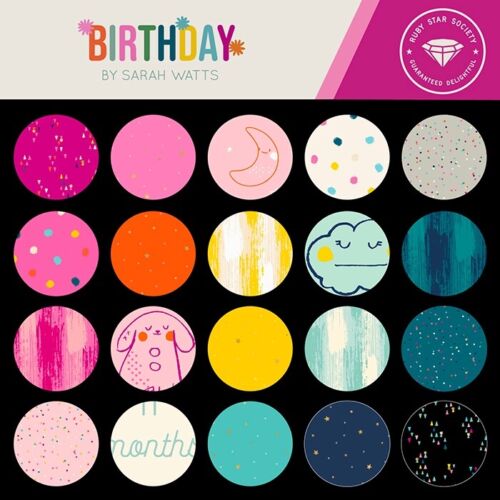 Birthday 5" Charm Pack - by Sarah Watts for Moda