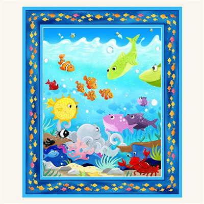 Under the Sea 36in x 43in Panel by Susy Bee