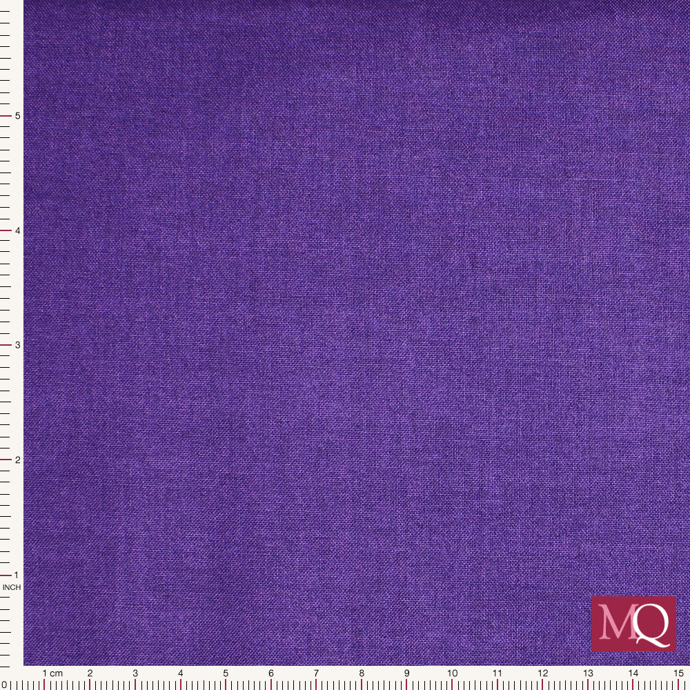Linen Texture by Makower - Pansy