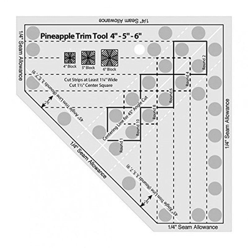 Non-Slip Pineapple Trim Tool Mini - MST-03S