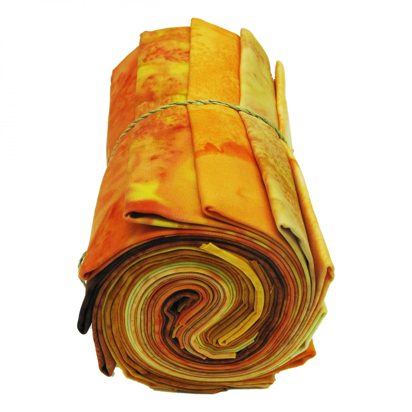 Fat Quarters - 1895's Batiks - Tangerine Sunrise - 12pcs