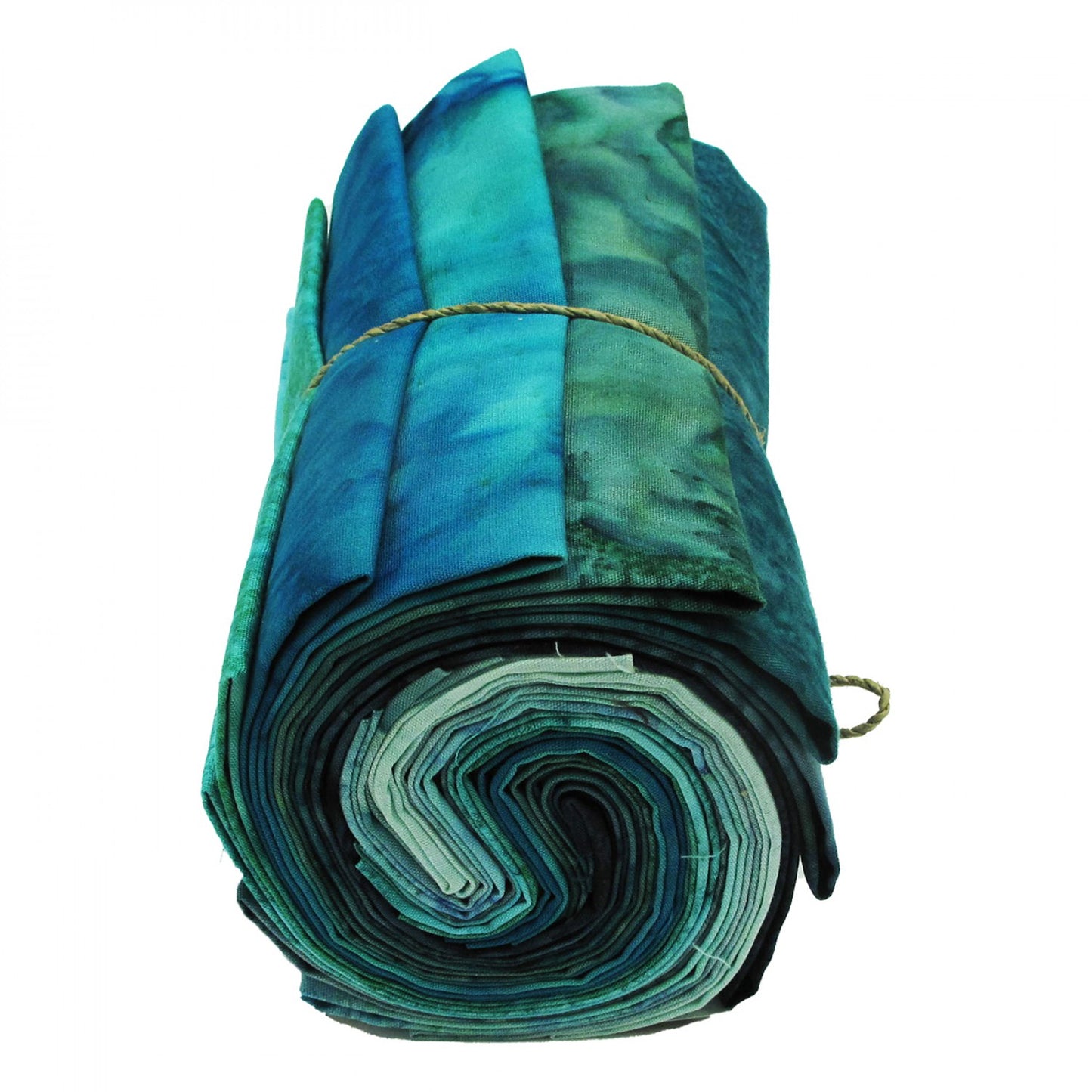 Fat Quarters - 1895's Batiks - Teal Treasures - 12pcs