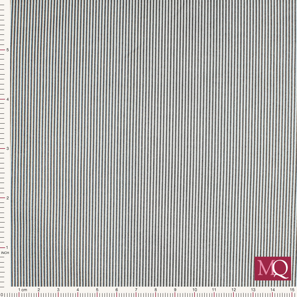 Basic Stripe by Makower - Slate