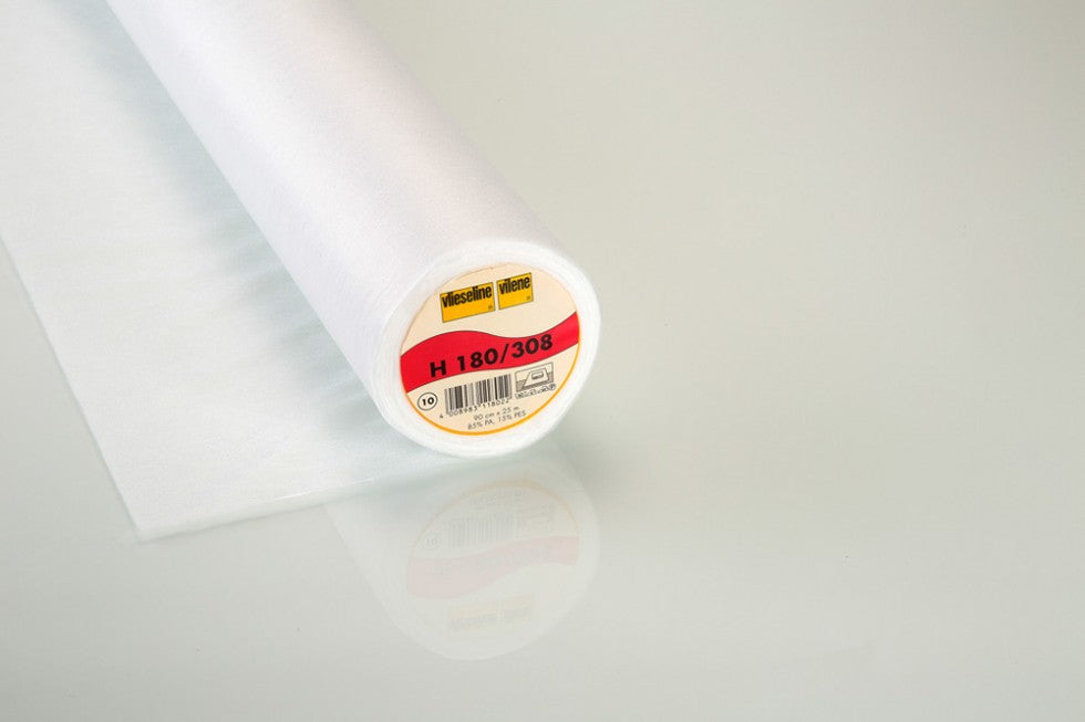 Vlieseline ( Vilene )H180 Light Easy Fuse Ultrasoft Iron On Fusible Interfacing Interlining White