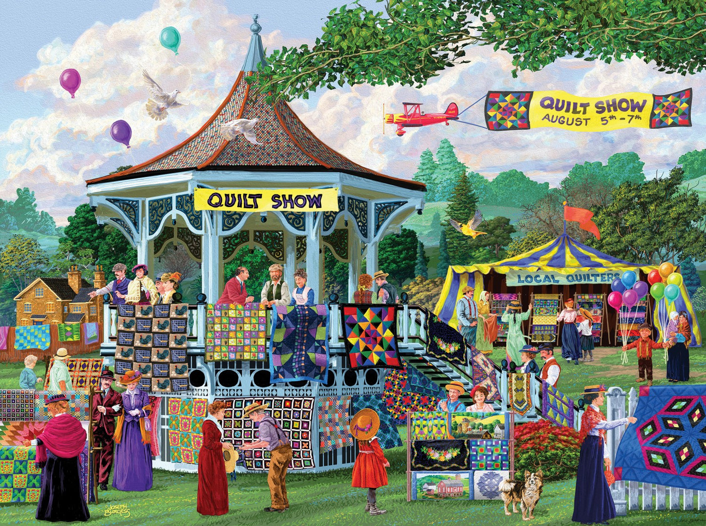 Summer Quilt Show Puzzle 1000pc # 38894