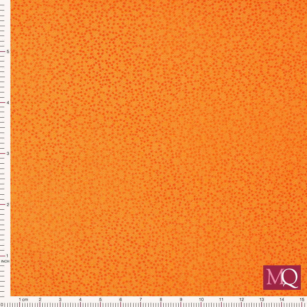Quilter's Basic by Stof - Orange Flower Speckle 4513-313
