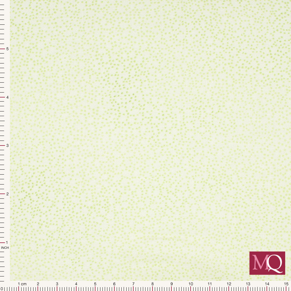 Quilter's Basic by Stof - Green Flower Speckle