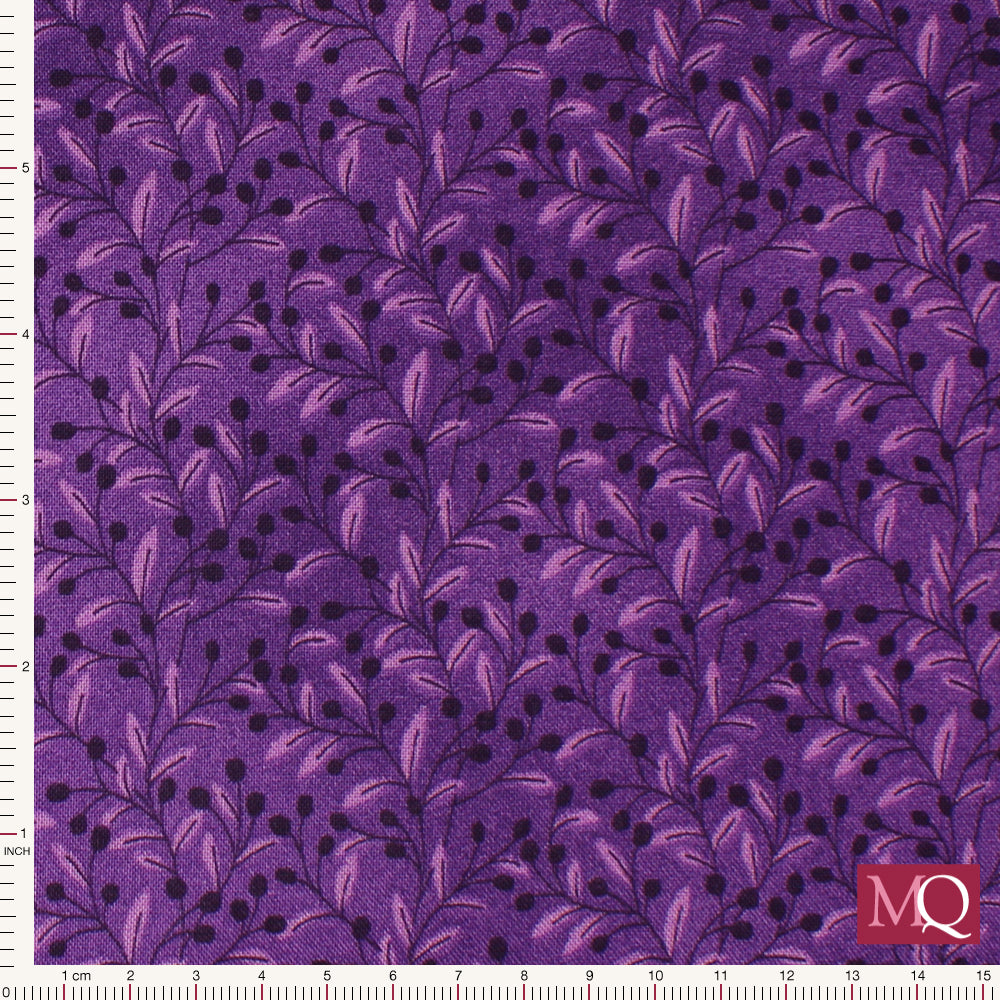 Quilters Combinations by Stof - Purple Berries