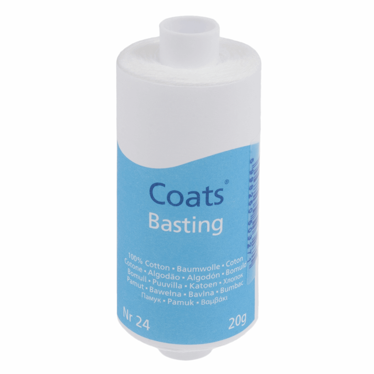 Coats Basting Thread NR 24. 50g spool White