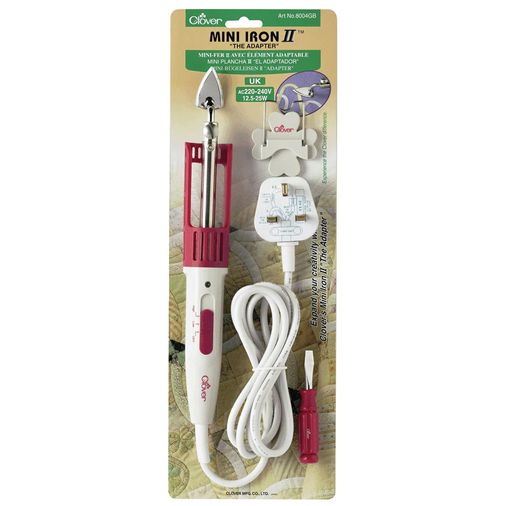 Clover Mini Iron 2 'The Adapter' - UK Plug
