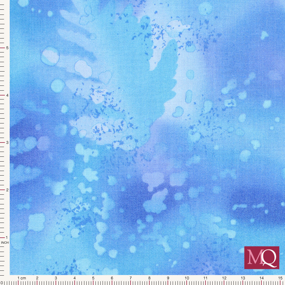 Fossil Fern by Benartex Antiqua Blue 528-1U
