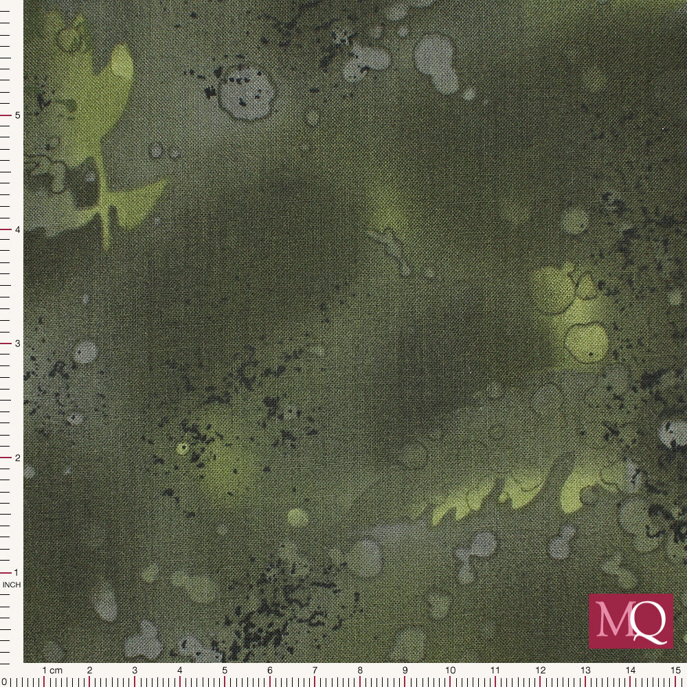 Fossil Fern by Benartex Deepest Moss 528-61