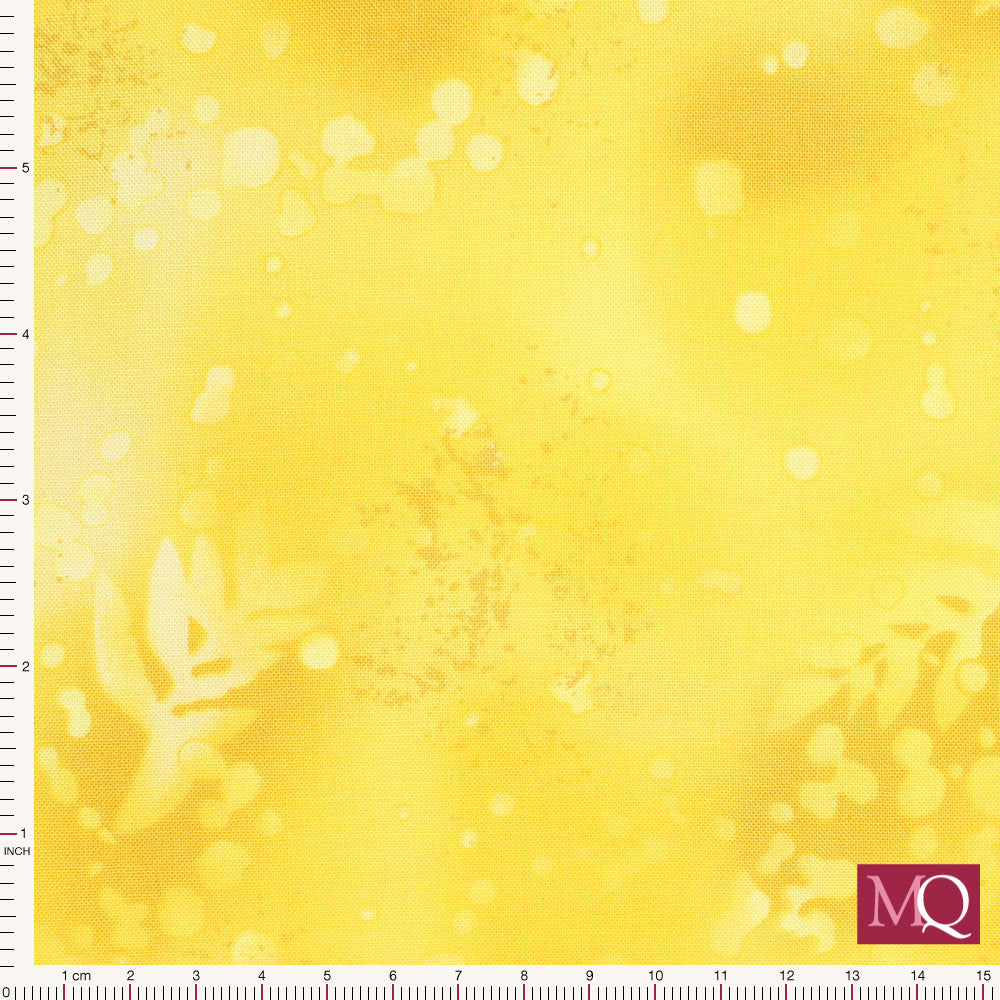 Fossil Fern by Benartex - Bright Yellow 528-88
