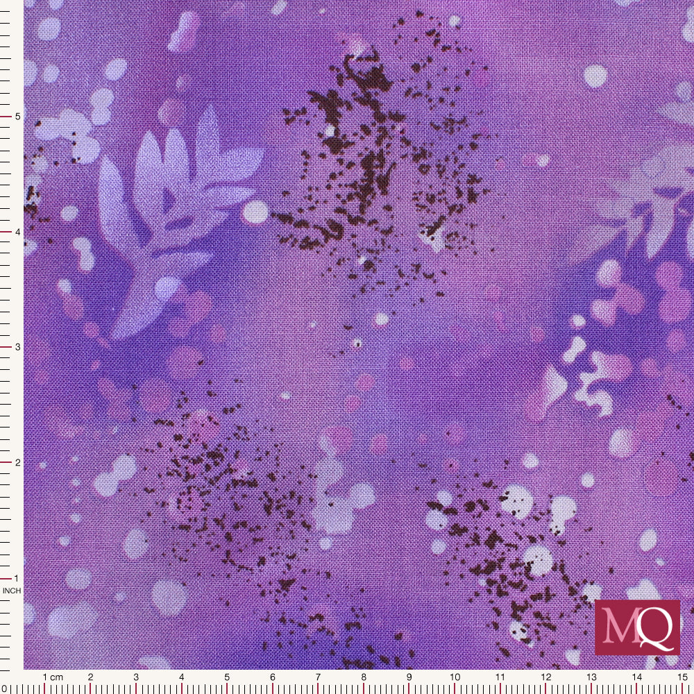 Fossil Fern by Benartex Purple 528-01