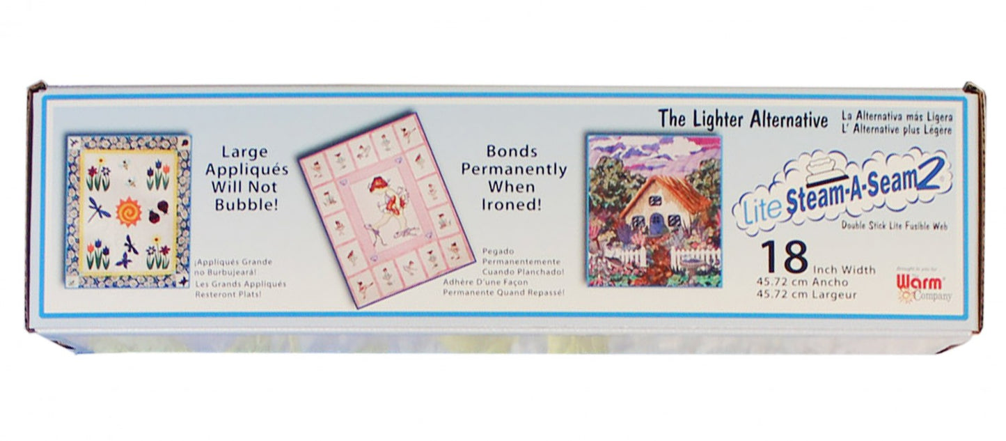 Lite Steam a Seam 2 18"/45cm Wide - Double Stick Fusible Web