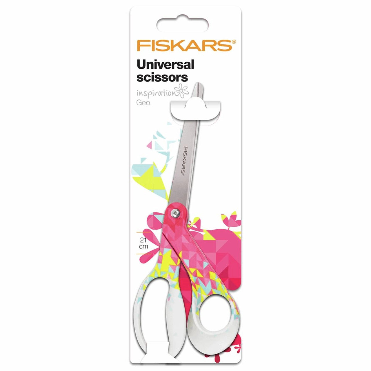 Fiskars Classic Universal Scissors - Inspiration Geo - 21cm