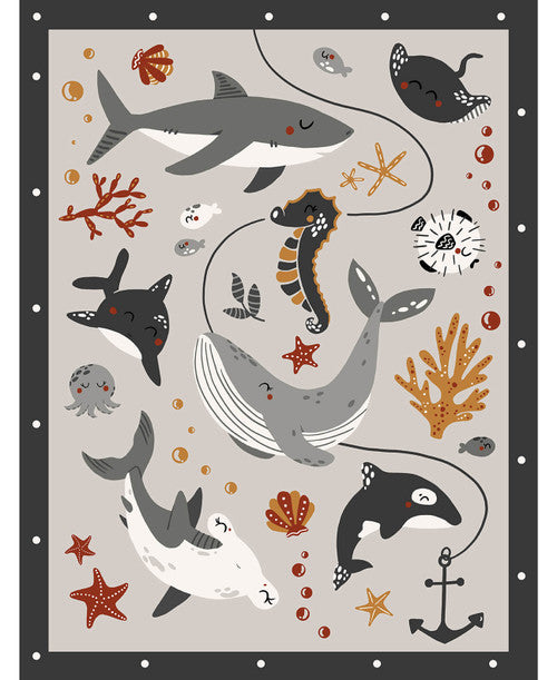 Water Babies by Sugarly Designs for Studio E - Panel Reduced