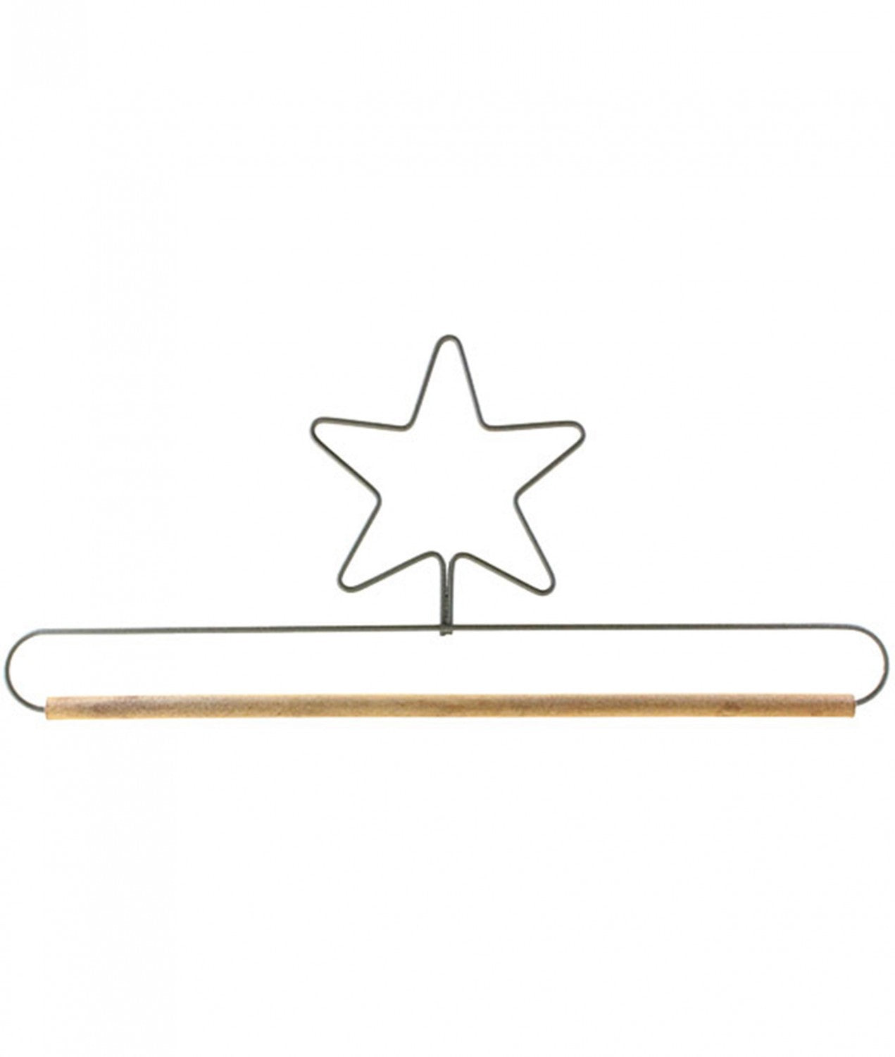 12in Powder Coated Star Hanger Gray # 70480