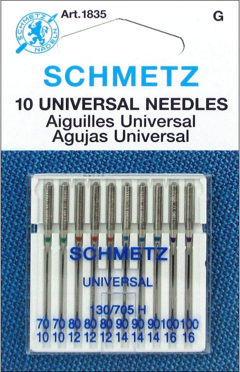 Schmetz Universal Machine Needle Size 70/80/90/100 1835
