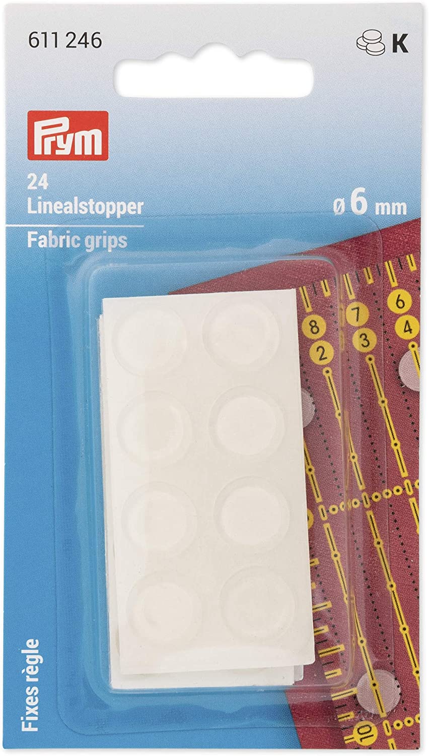 Prym Silicone Fabric Grips for Rulers