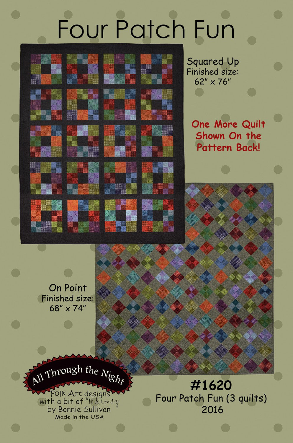 Four Patch Fun Quilt Pattern - ATN1620 Reduced