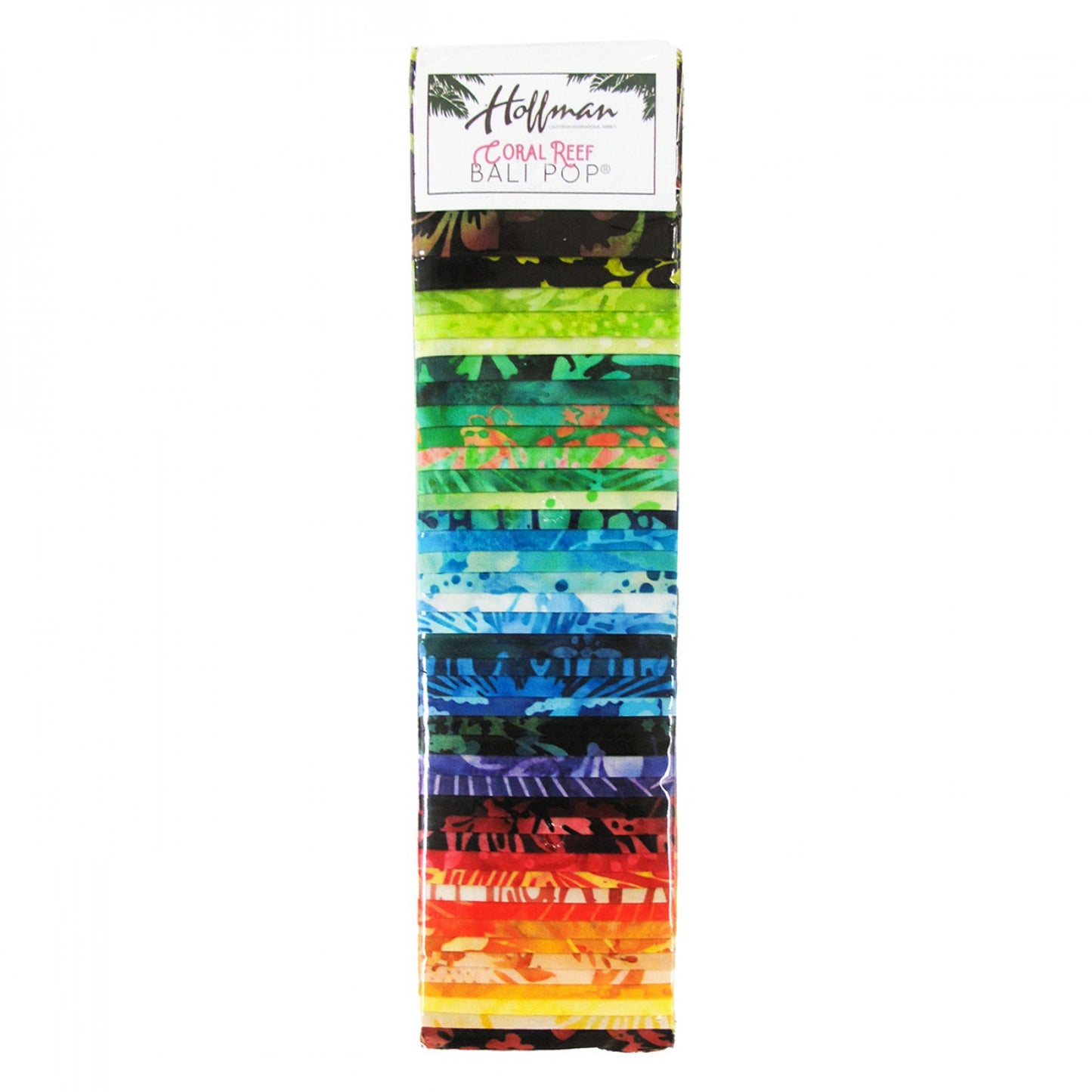 2.5" Strips - Bali Pop from Hoffman 1895 Watercolors - Coral Reef