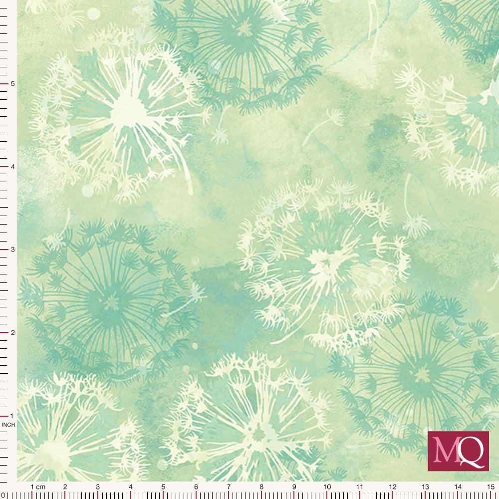Make a Wish Digitally Printed by Northcott - Green DP23202-72