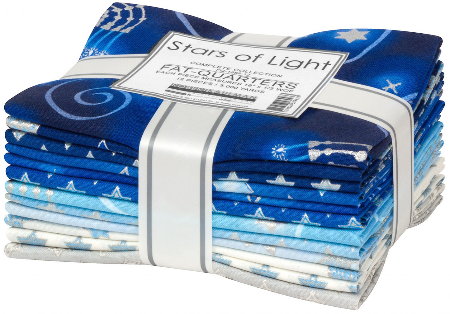 Fat Quarter Bundle - Stars of Light by Robert Kaufman 9pcs