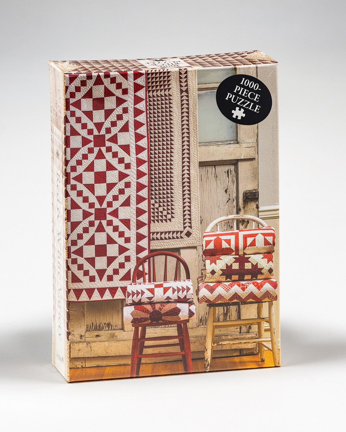 Red and White Variety a Picket Fence Pretties Puzzle 1000-Piece Puzzle by Sherri McConnell