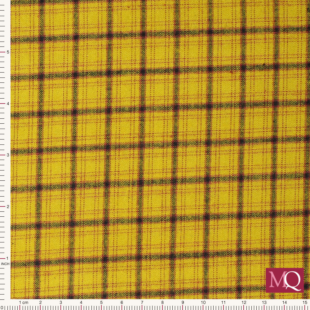 Helping Hands Yarn Dyes by Henry Glass Plaid Mustard HH6887Y-30 Reduced NOW £10m