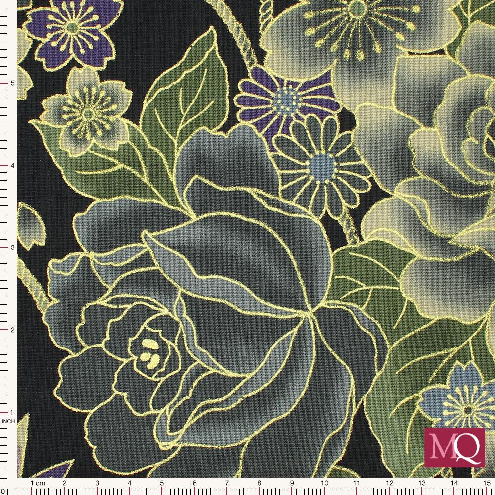 Hasune by Nutex 68970-108-Black - £1.40/10cm £14/m