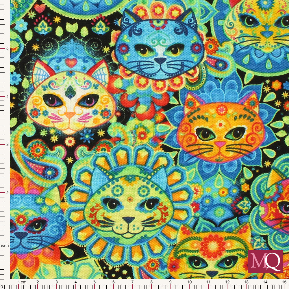 Cat - Multi Colour CC7817 £14/metre