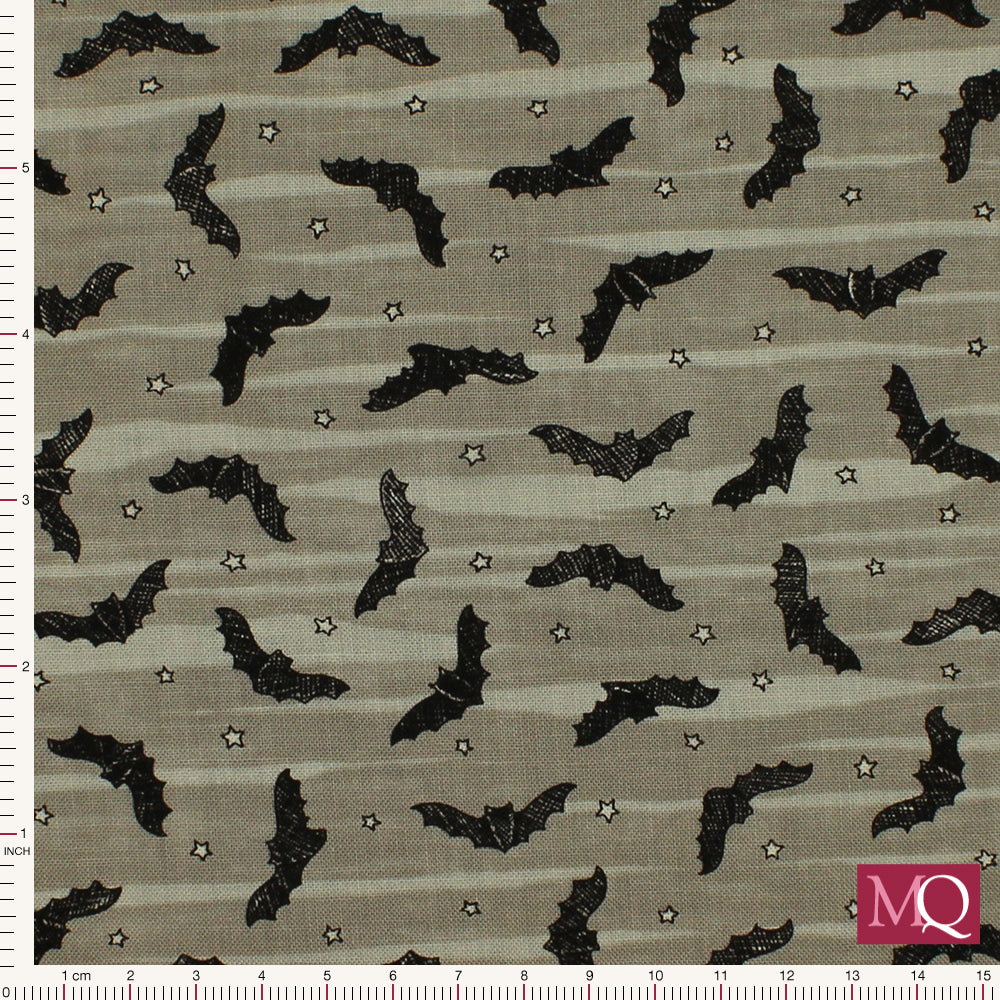Ghostly Greetings by Deb Strain for Moda - Granite Grey Reduced NOW £8m