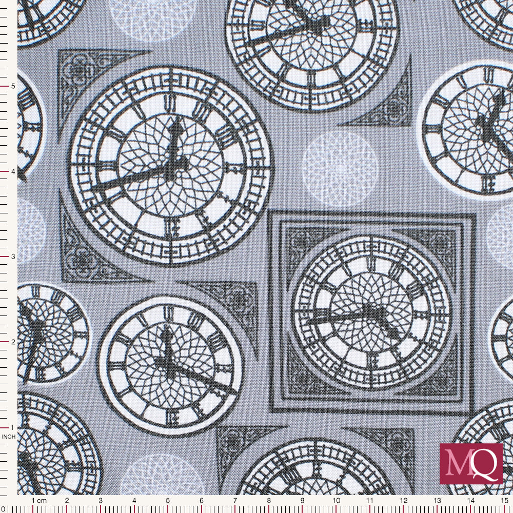 Brittannia by Lewis & Irene - Grey- £1.30/10cm