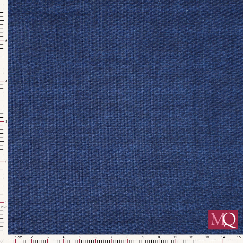 Linen Texture by Makower - Navy