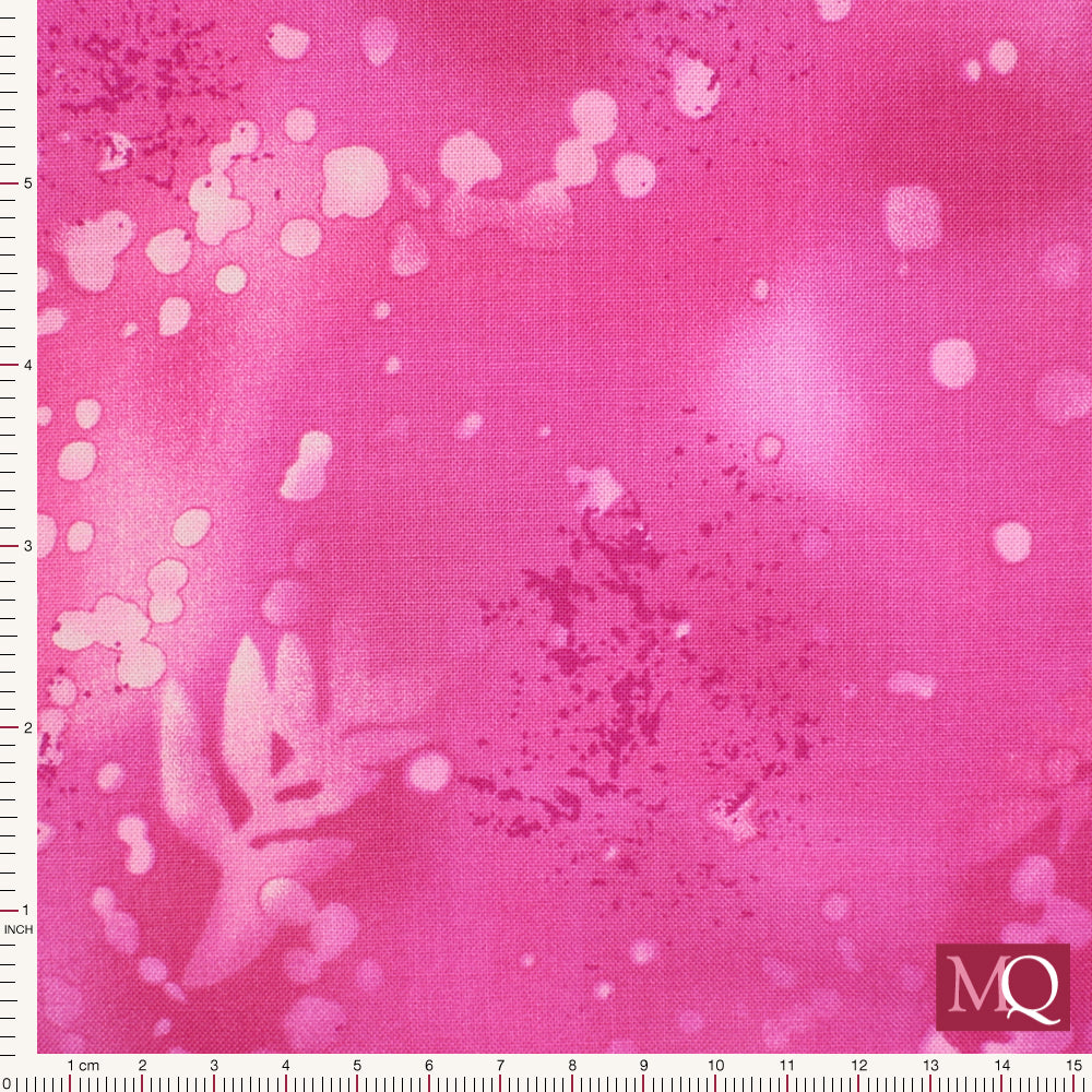 Fossil Fern by Benartex Clear Cerise 528-1C