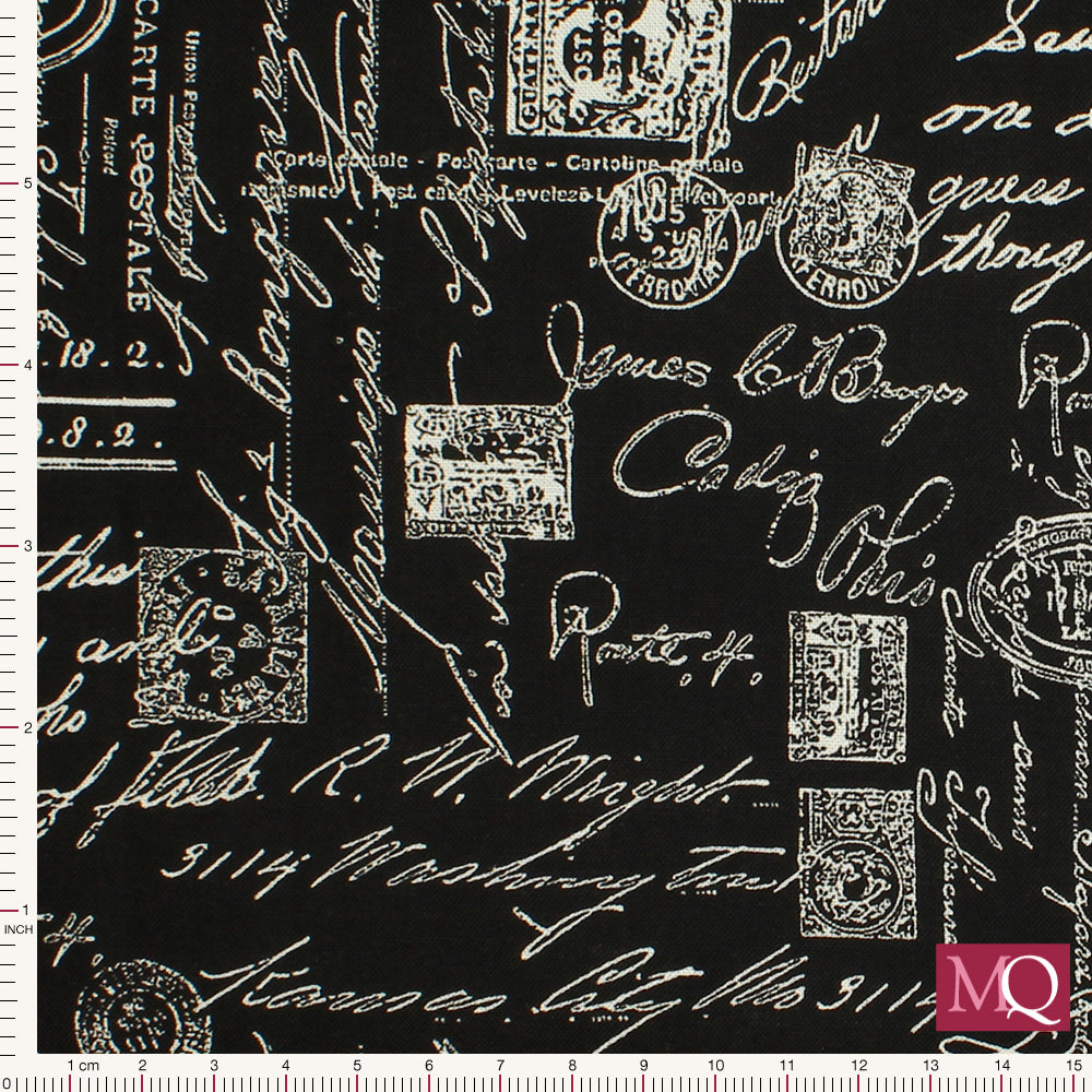 Ink by Timeless Treasures - Black C8733 £14/metre