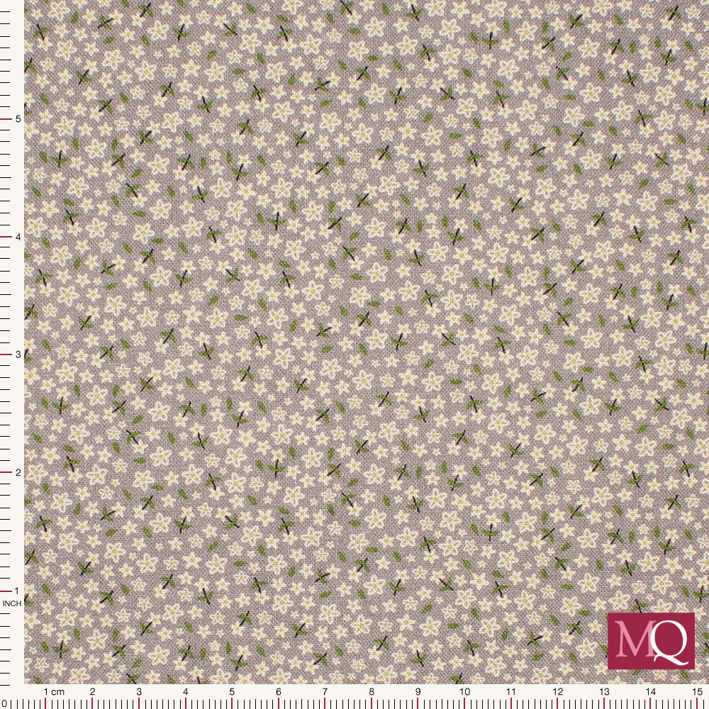Garden of Flowers by Lynette Anderson for Nutex - Antique Mauve Daisy