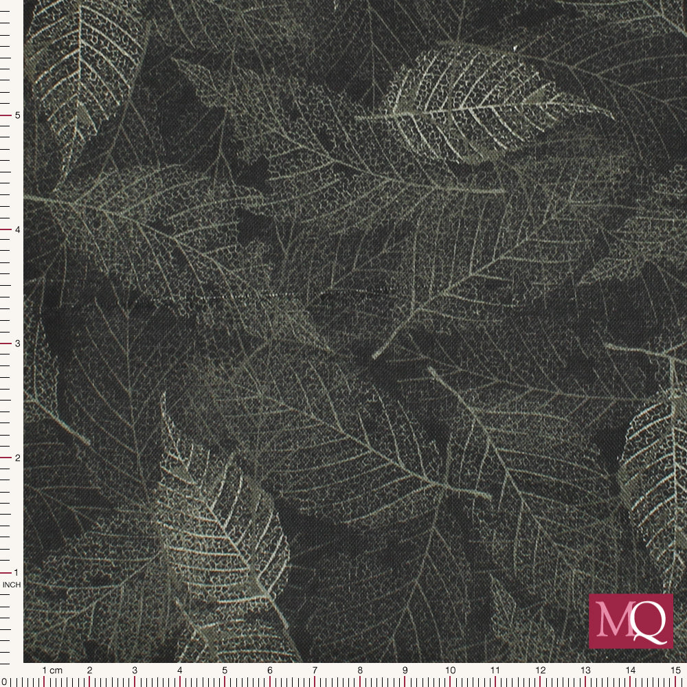 Black Foliage Textured Leaves # FOLI4478-K