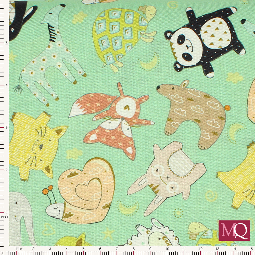 Cute and Cuddly From Quilting Treasures - Reduced Now £10/m