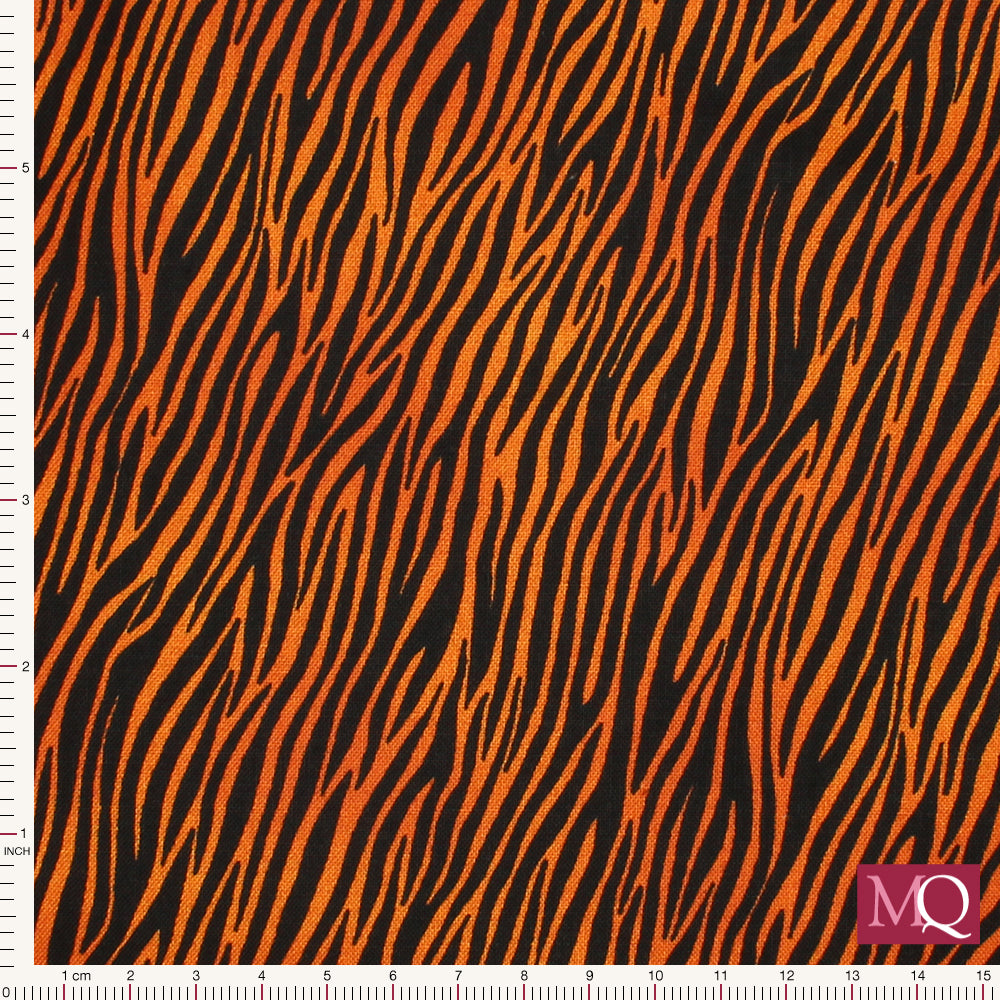 Around the World by Makower - Zebra Orange