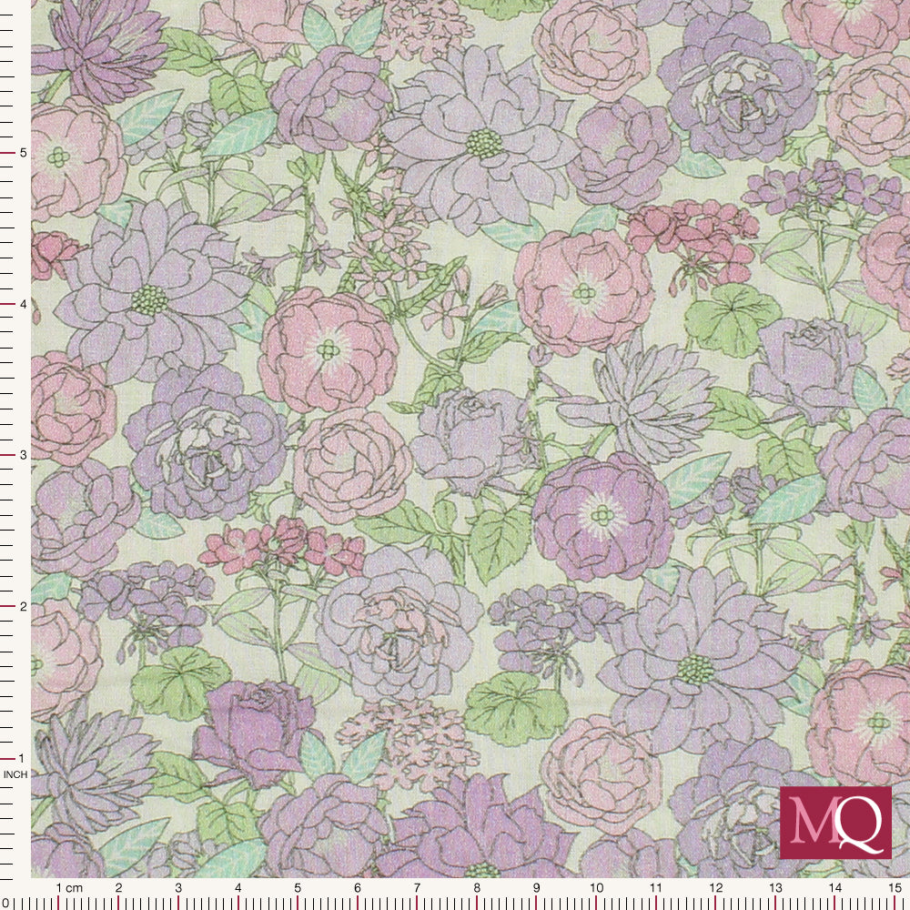 London Calling 9 from R Kaufman - Heather 19227-414 £14/metre
