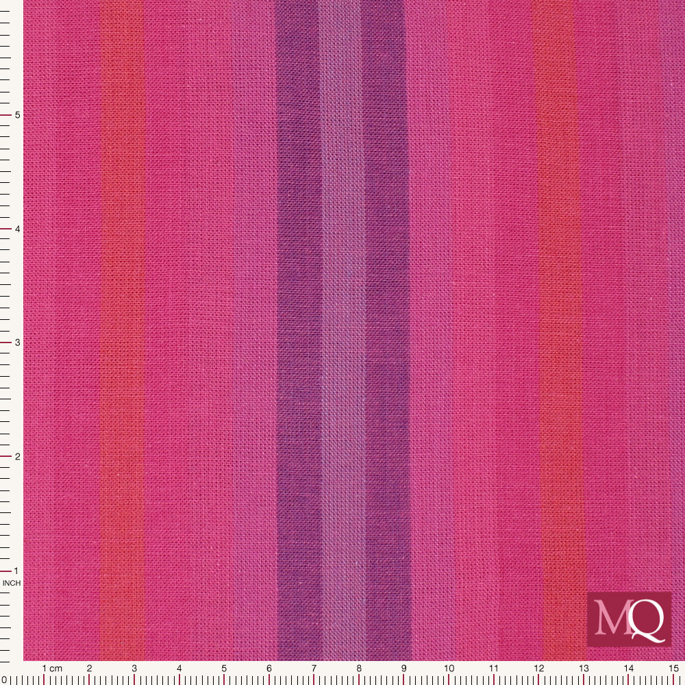 Kaleidoscope by Alison Glass - Stripe Magenta 9540-P - £14/metre