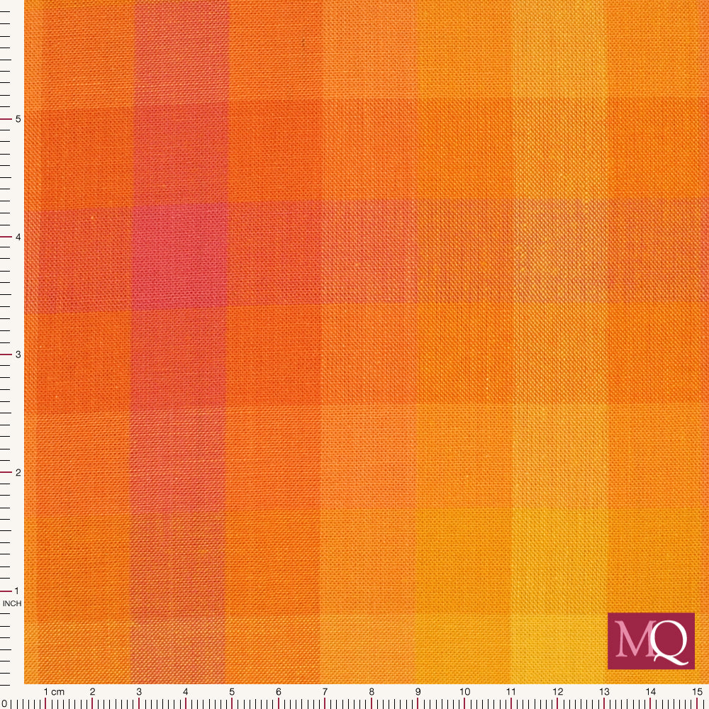 Kaleidoscope by Alison Glass - Plaid Marmalade 9541-O - £14/metre