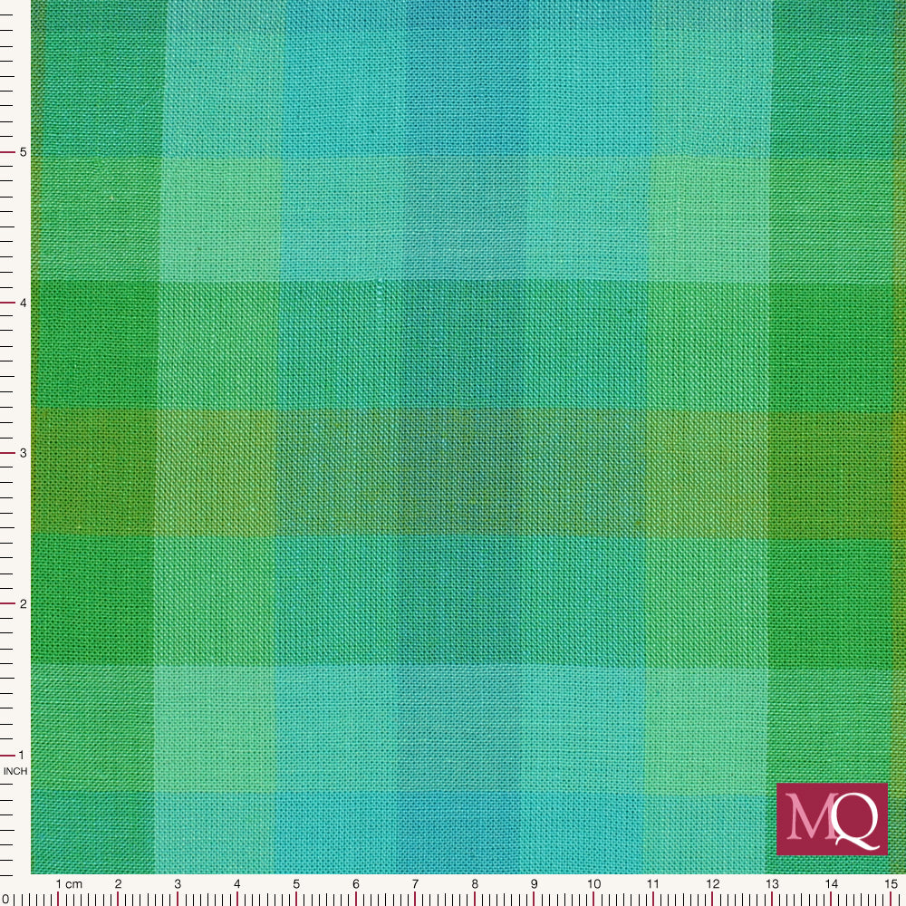 Kaleidoscope by Alison Glass - Plaid Teal 9541-T £14/metre