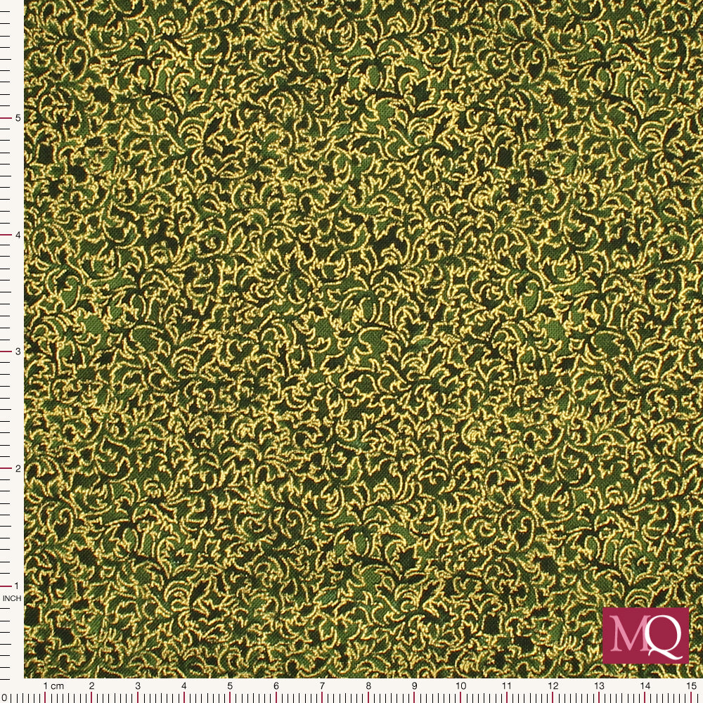 Fusions 11 Metallic from Robert Kaufman -Olive - EYJM-6644-49